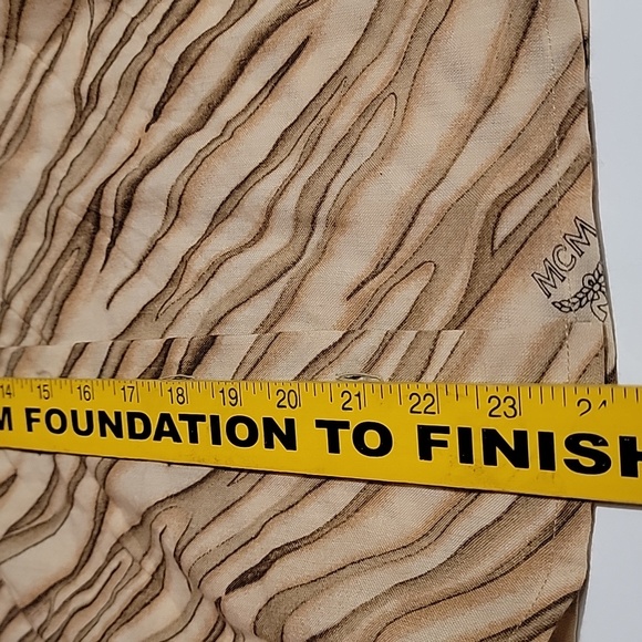 Nwdft Vintage MCM The Golden Jeans Wool Logo Mother of Pearl Buttons Down IT 42 - Picture 15 of 16